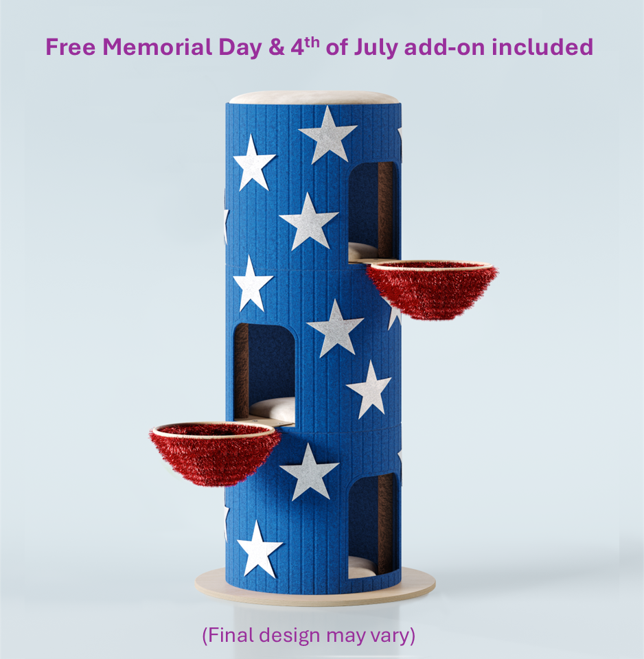 Cat Christmas Tree – 2-in-1 Cat Tower & Holiday Tree | In Stock & Ready to Ship