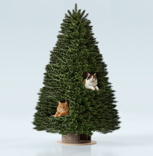 Cat Christmas Tree – 2-in-1 Cat Tower & Holiday Tree | In Stock & Ready to Ship