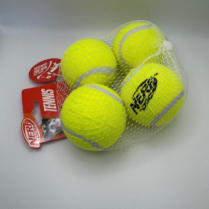 Dog Tennis Balls – 4-Pack Launcher-Compatible